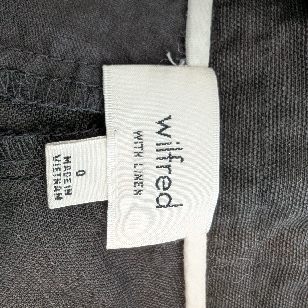 Aritzia/Wilfred Linen Mini Short Sz 0 - Picture 4 of 6